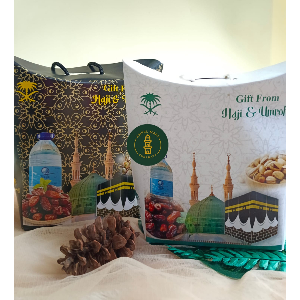 20pcs kardus Oleh Oleh Haji NEW paper bag dus teng-teng dus tali dus oleh oleh haji dan umroh