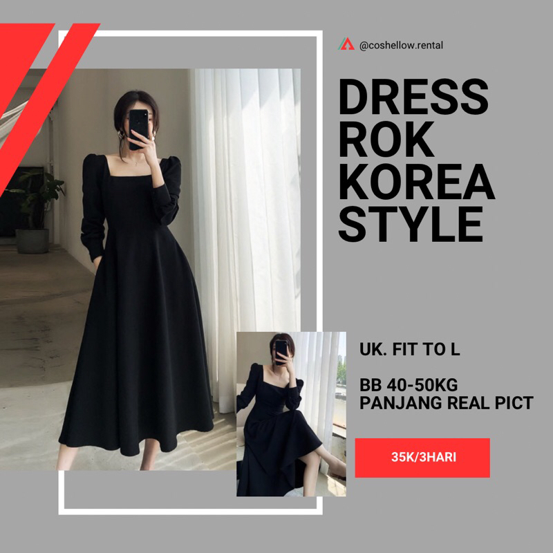 RENTAL DRESS ROK KOREA STYLE