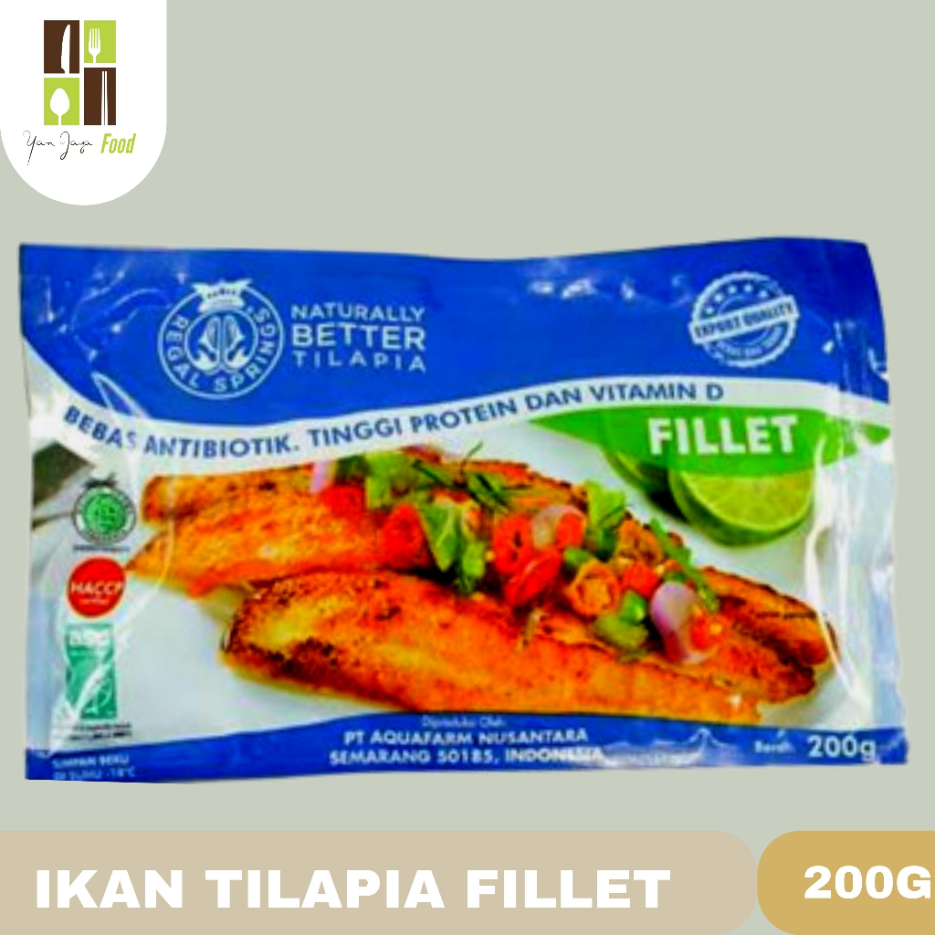 Tilapia Fillet / Ikan Tilapia / Ikan Nila Frozen / Premium 200g