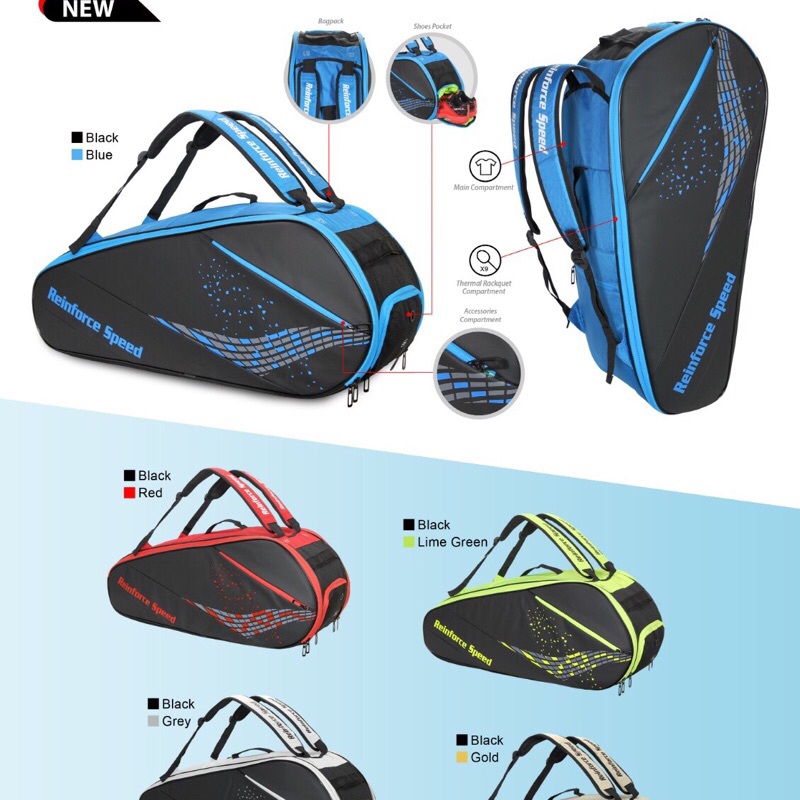 Tas Badminton Reinforce Speed / RS BT 9 Prof 09 AF