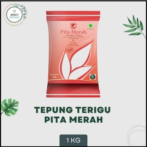 

TEPUNG TERIGU PITA MERAH 1 KG MURAH !!