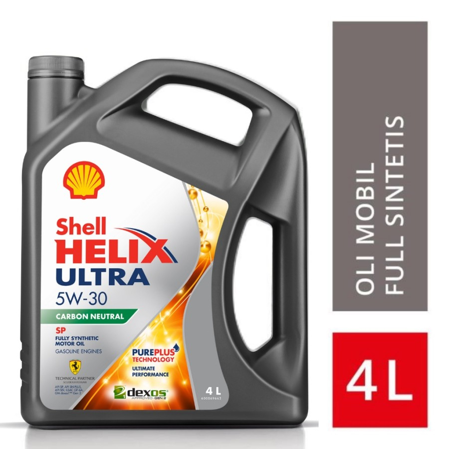 Oli Shell Helix Ultra 5W-30 4L / ORIGINAL BARCODE / Oli Mobil