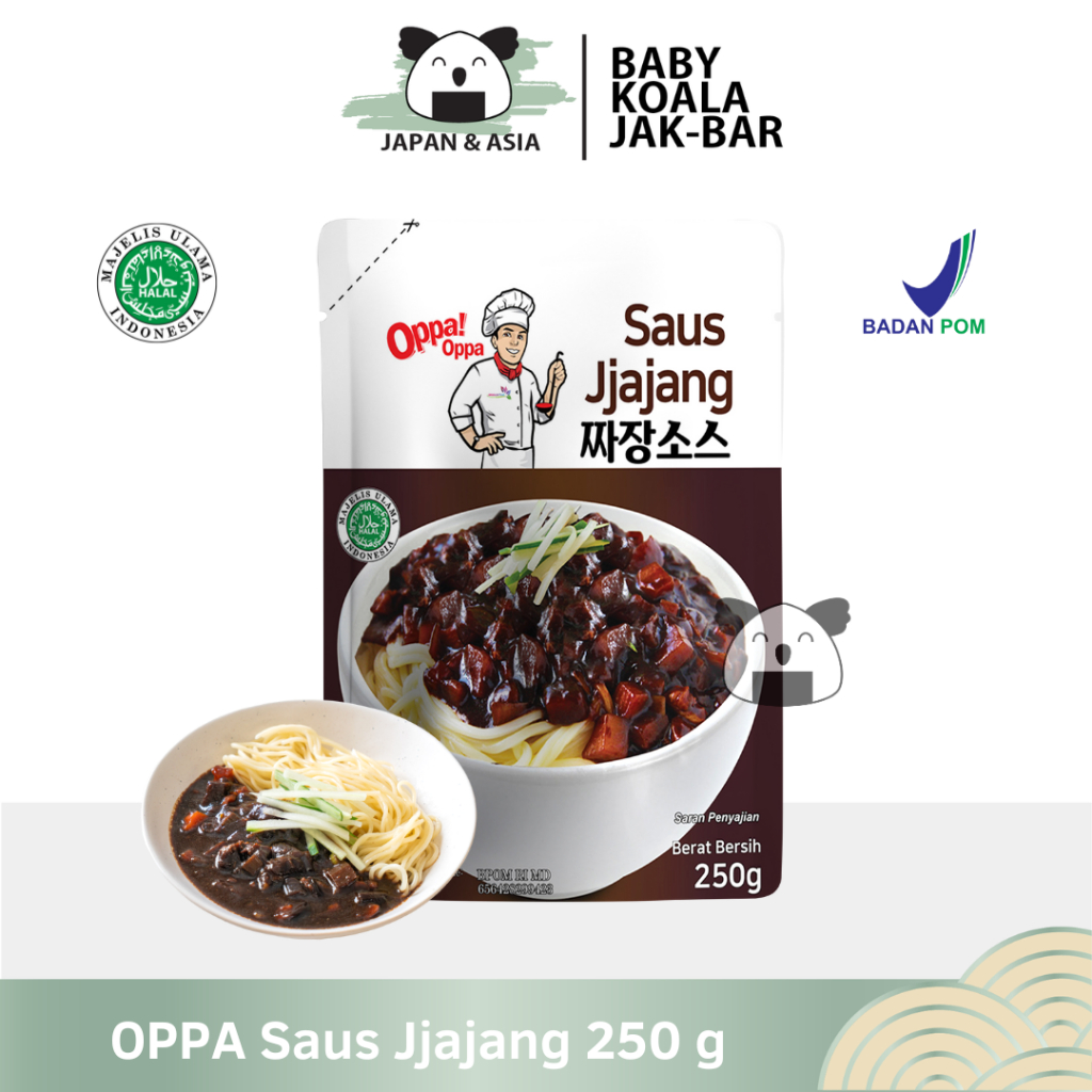 

OPPA Saus Jjajang 250 g Halal | Saus Jajangmyeon | Pasta Kedelai Hitam...