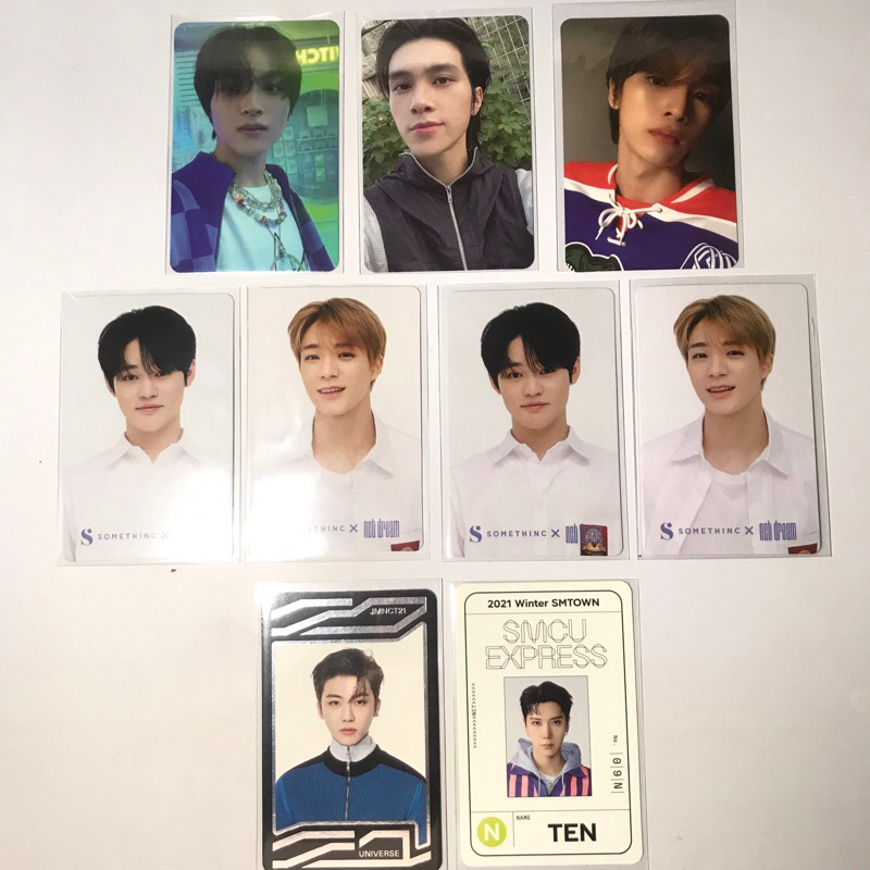 wts photocard pc nct dream 127 wayv ten jaemin jeno chenle haechan sungchan arrival universe glich m