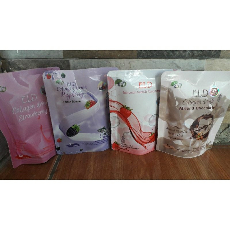 ELDCOLLAGEN DRINK STRAWBERRY DNA SALMON DAN RASBERRY DNA SALMON