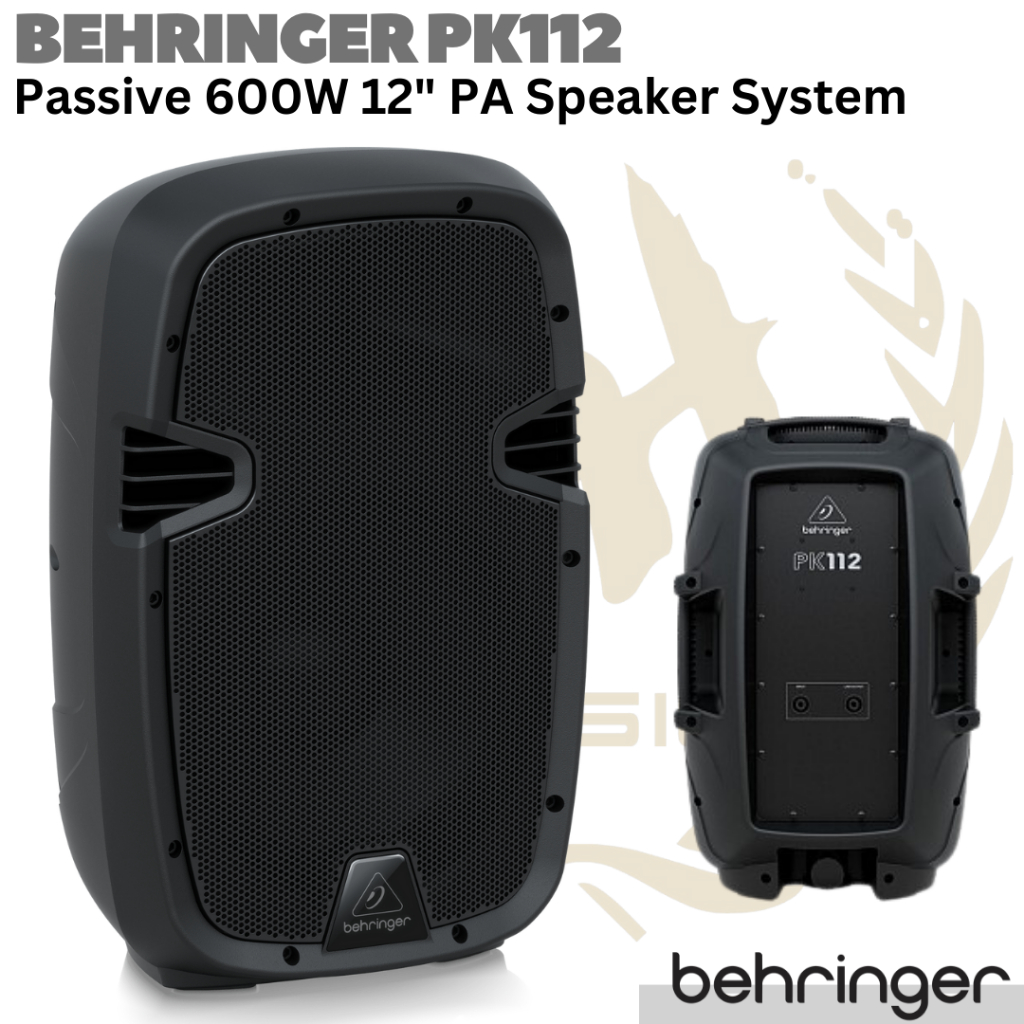 BEHRINGER PK112 Passive 600W 12 inch PA Speaker System | Spiker Pasif