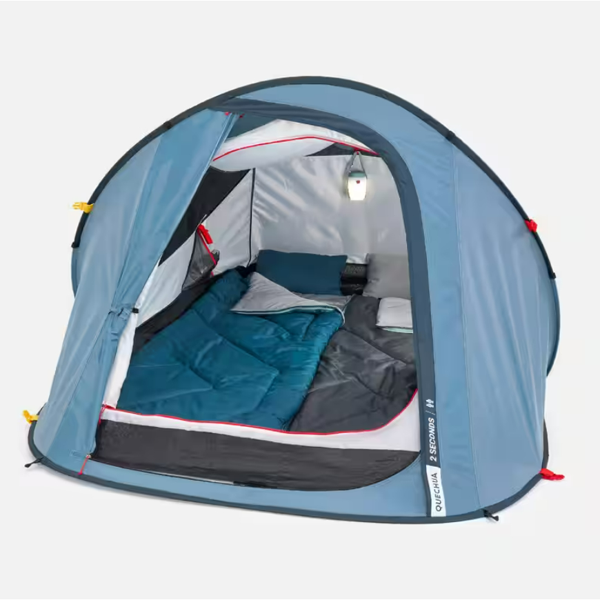 QUECHUA Tenda Camping 2 Seconds Untuk 2 Orang Dengan Ruang Aesthetic