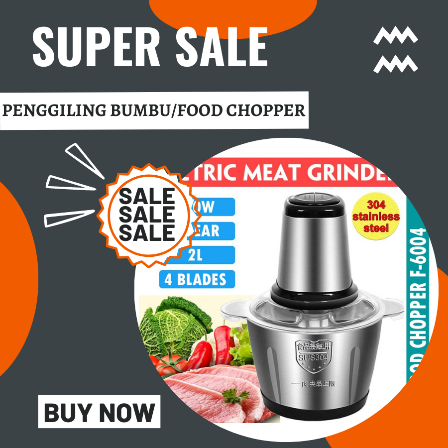 Alat penggiling bumbu food chopper terlaris / food processor food chopper mpasi penggiling bumbu hal