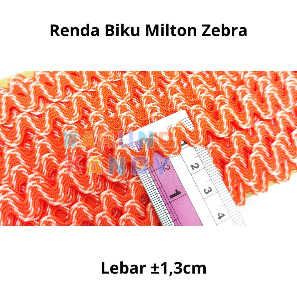 Renda Biku Milton Zebra Warna