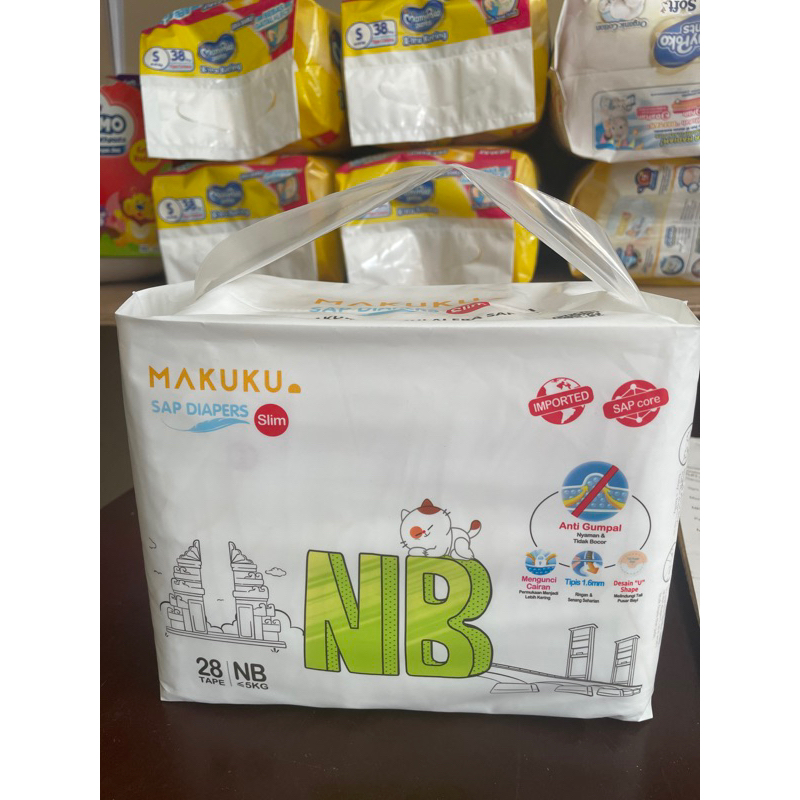 makuku slim new born NB28 Tape
