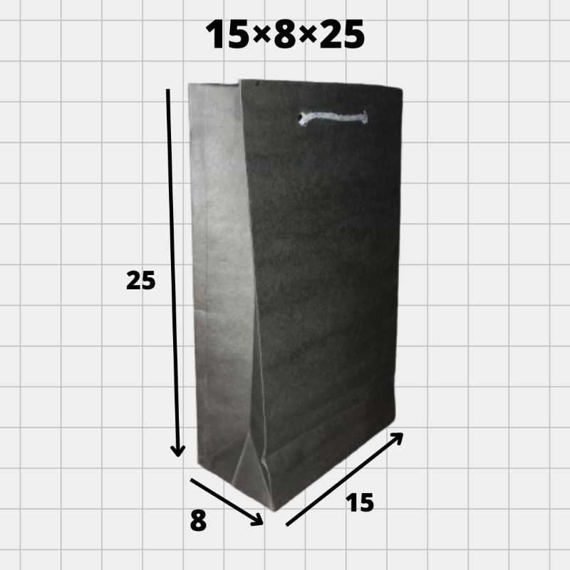 

PAPER BAG/TAS SOUVENIR/TAS HITAM minimal pembelian 12pcs