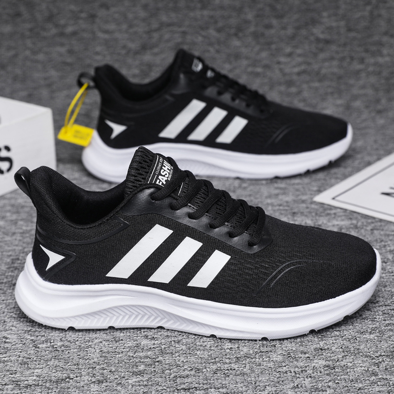 Highland Sepatu Sneakers Pria Casual Trendy Fashion Stylish Sepatu Olahraga Tali Cowok Keren Terbaru KSL302
