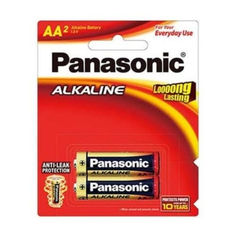 [ ISI 2 ] BATERAI AA ALKALINE PANASONIC / BATTERY ALKALINE AA