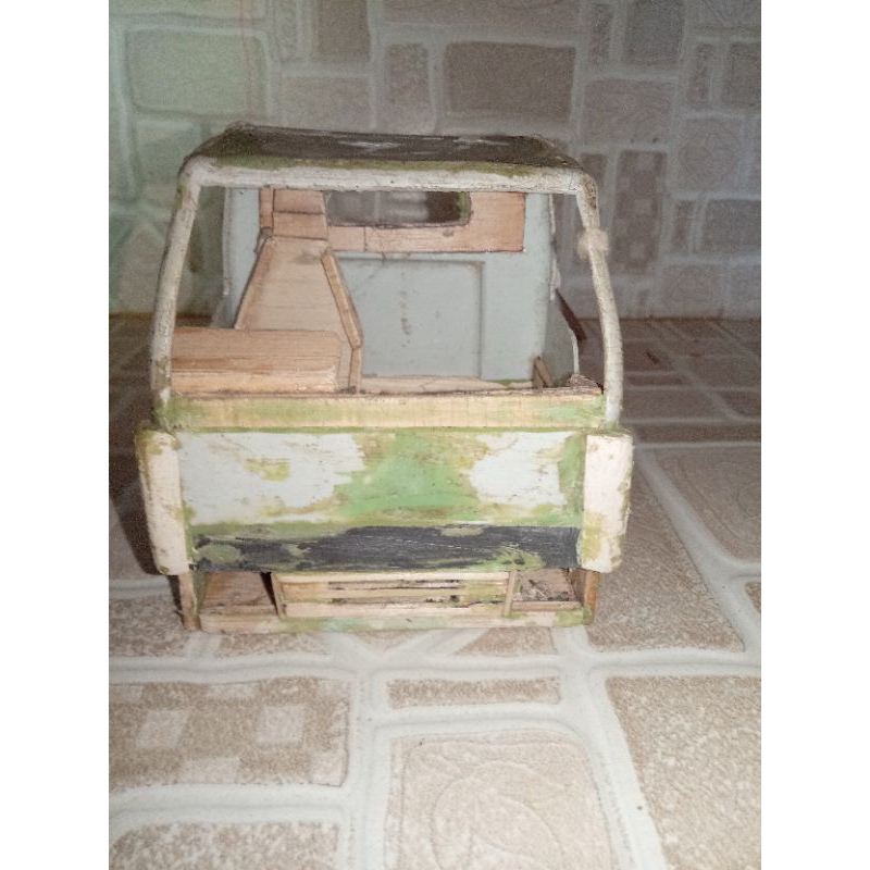 Kabin Miniatur Truk Plastik Triplek