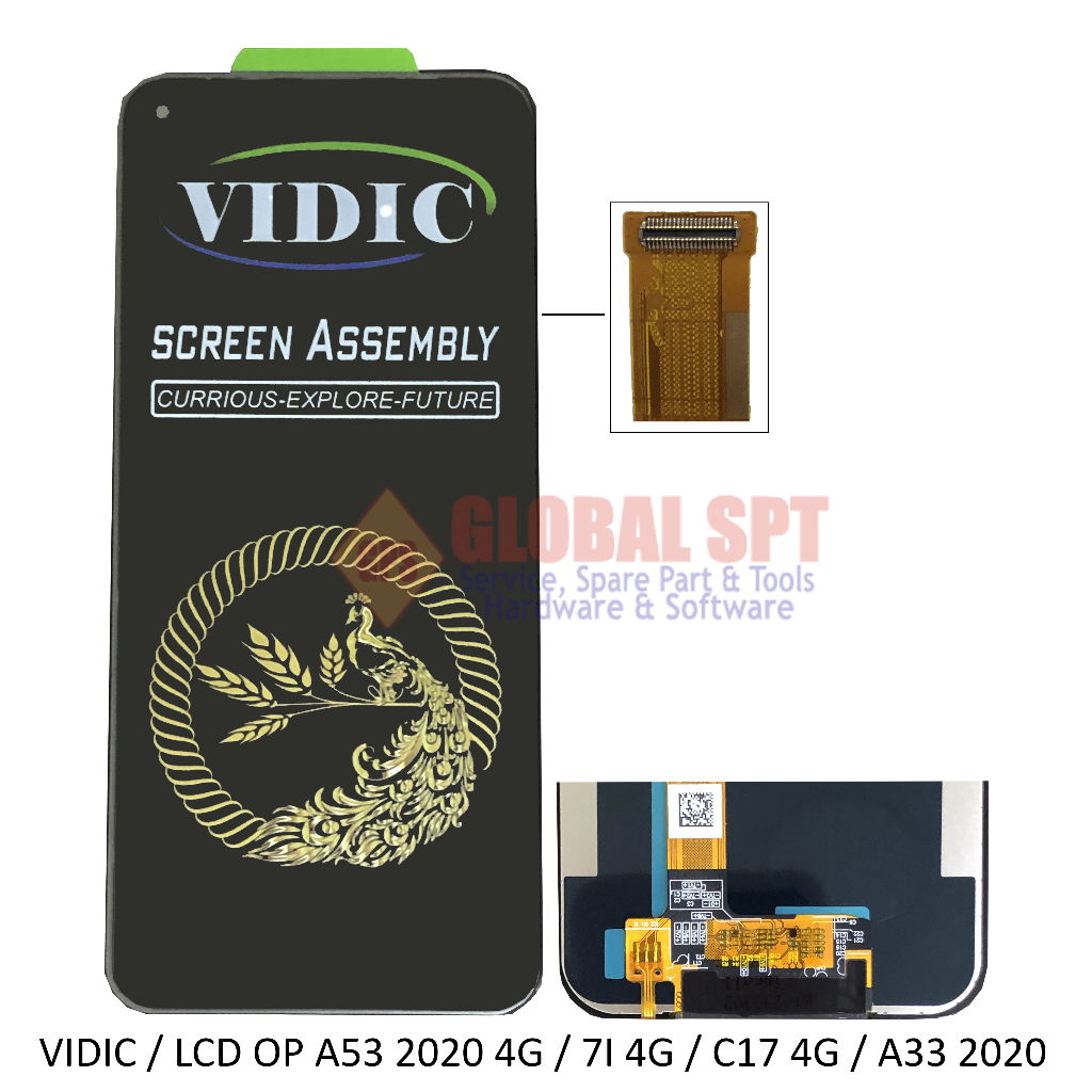 VIDIC / LCD TOUCHSCREEN OPPO A53 2020 4G / 7I 4G / C17 4G / A33 2020