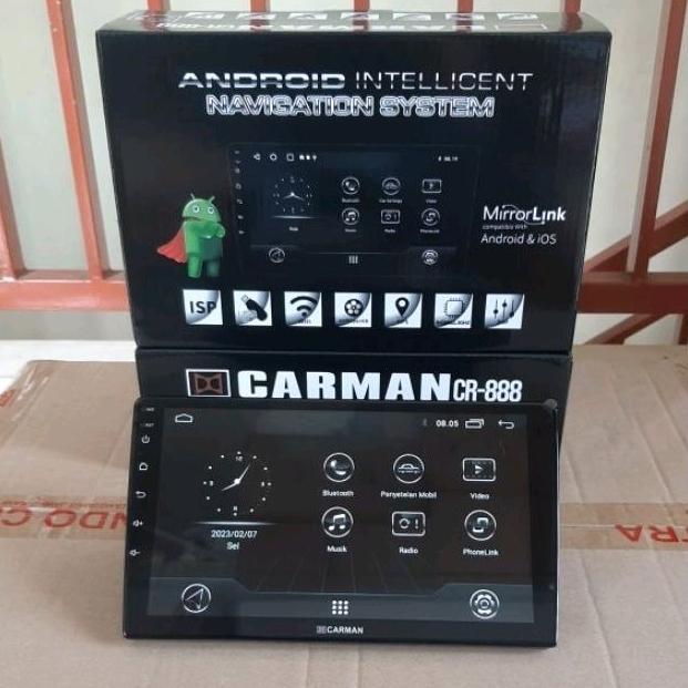 Head Unit Android 9 inch CARMAN Ram 2GB ROM 32GB TERBARU Head Unit Android 9 inch Ram 2GB Rom 32GB Terlaris