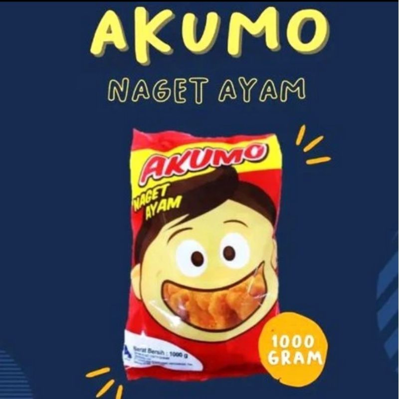 

Akumo Chicken Nugget 1kg / Naget Ayam