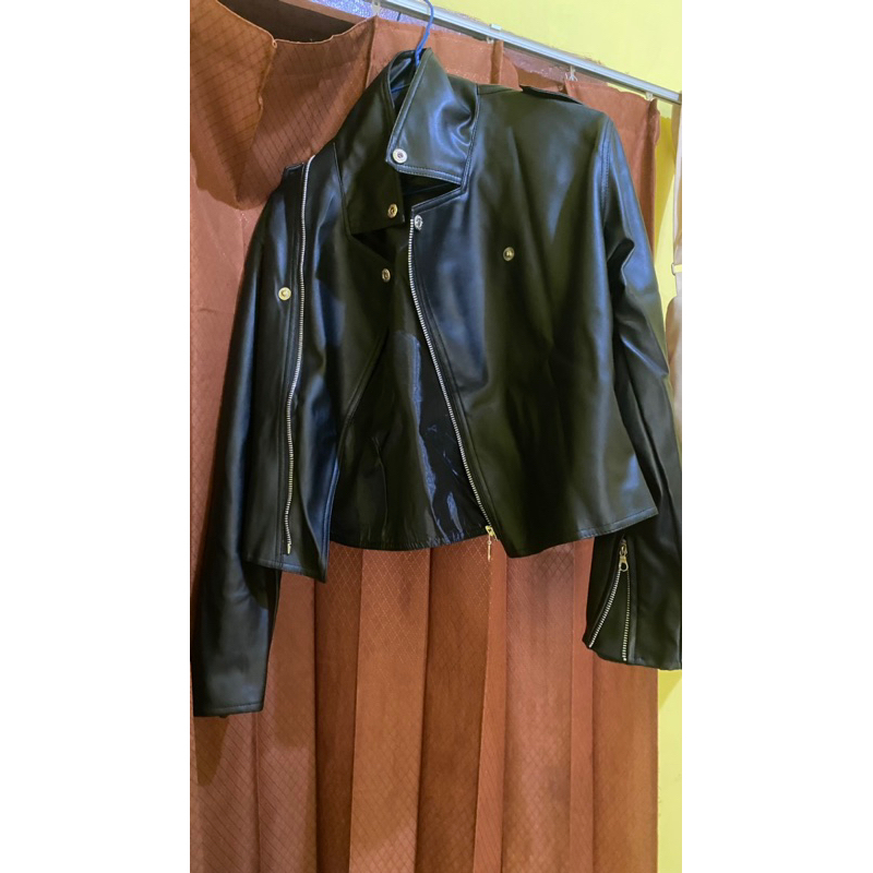 preloved jacket kulit/ leather jacket