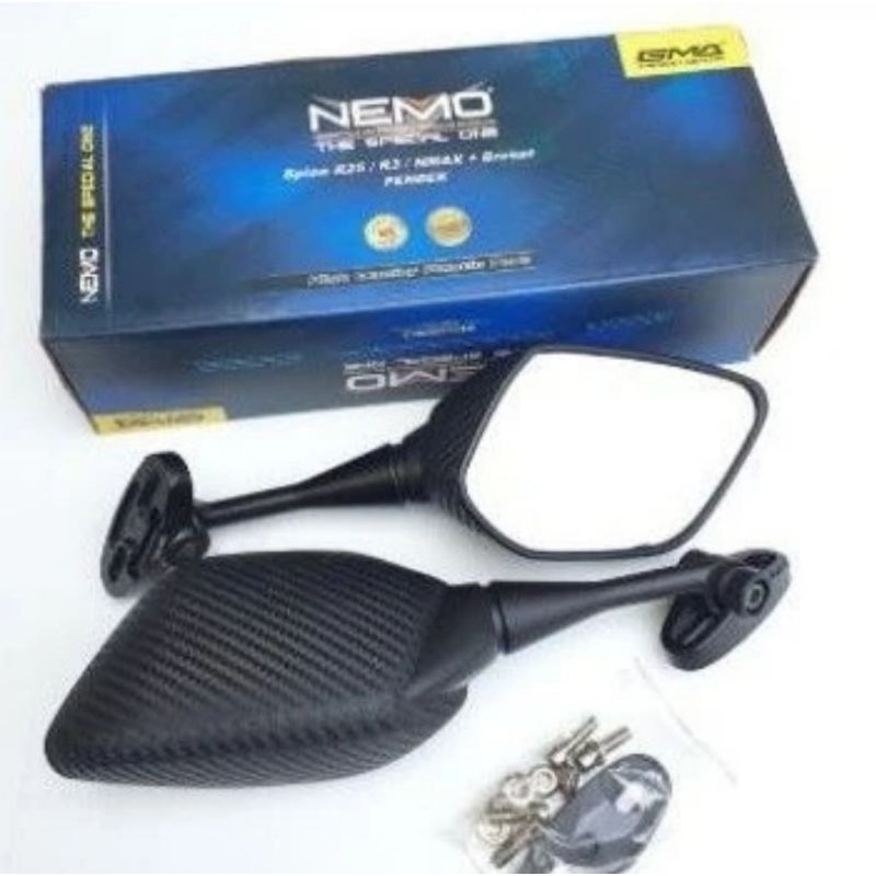 Spion R25  pendek carbon spion Fairing R25 Cbr Ninja Gsx R15