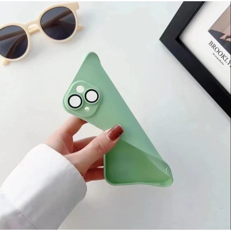 SOFTCASE MACAROON LENSPRO CANDY OPPO A58 5G OPPO A78 5G WHITE_CELL