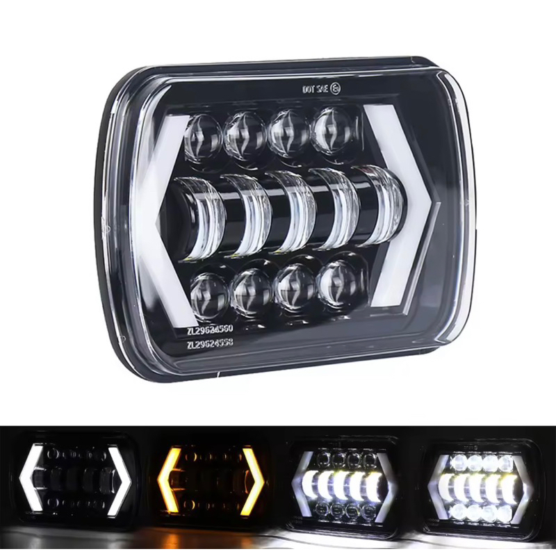 PROMO LAMPU LED DAYMAKER ORIGINAL KOTAK 7 INCH JEEP FEROZA L300 TAFT