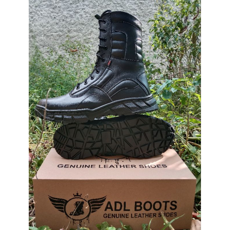 Sepatu pdl asli kulit sapi merk adl boots