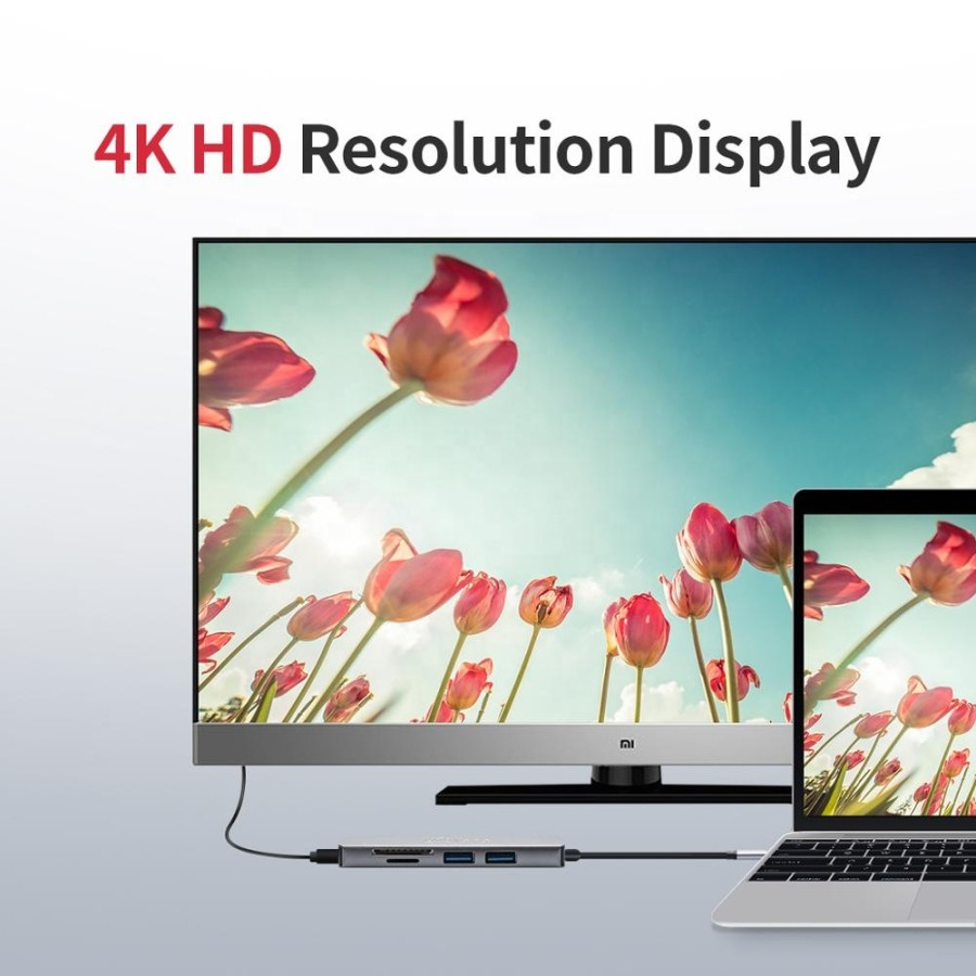 Converter Type C to Hdmi 8 in 1 / Converter Type C 8 in 1/ converter type c