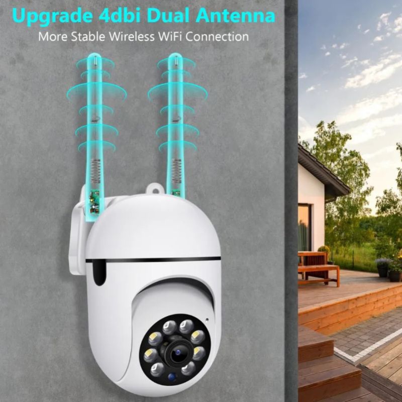 IP CAMERA CCTV WIFI SPEED DOME PTZ 8MP OUTDOOR FULL HD 1080P CCTV APP V380 PRO / MALAM BISA BERWARNA PTZ