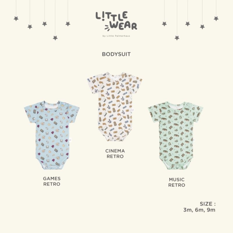 LITTLE PALMERHAUS LITTLE WEAR BODYSUIT - BODYSUIT LITTLE PALMERHAUS - JUMPER ANAK