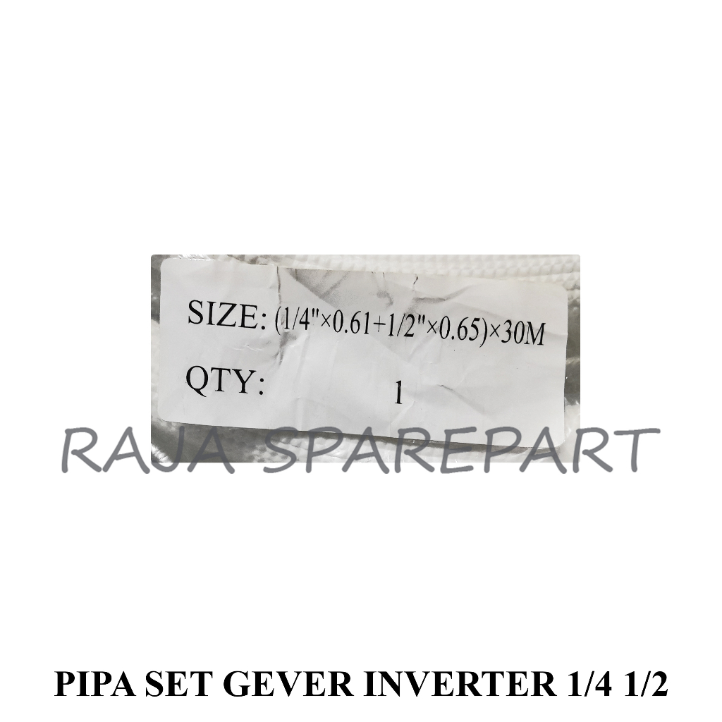 PIPA AC/GEVER/PIPA AC GEVER/PIPA SET GEVER INVERTER 1/4 1/2