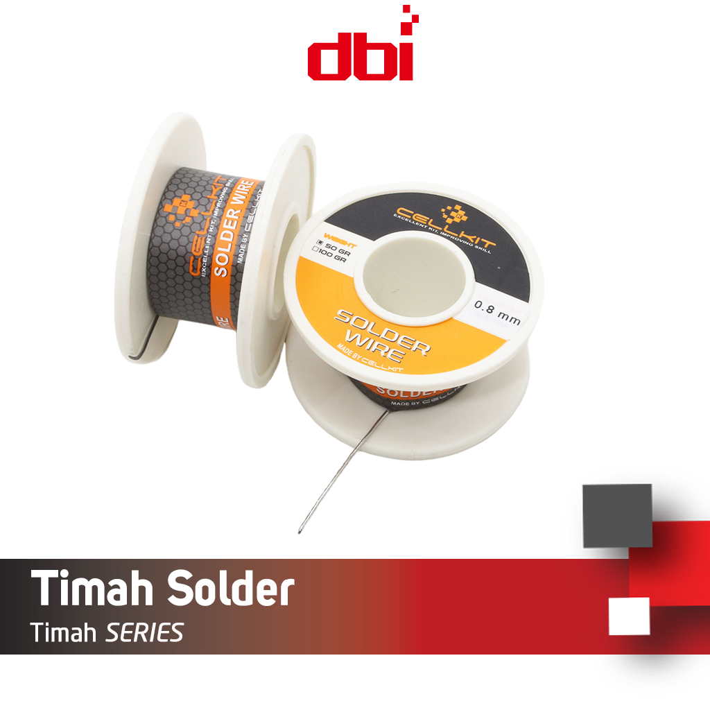 Timah Solder Gulung 0,8mm 50gr CELLKIT