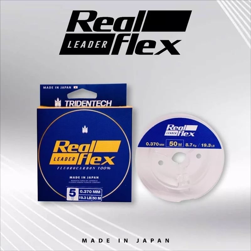 LEADER 50M REAL FLEX 100%Flurocarbon Made In Japan