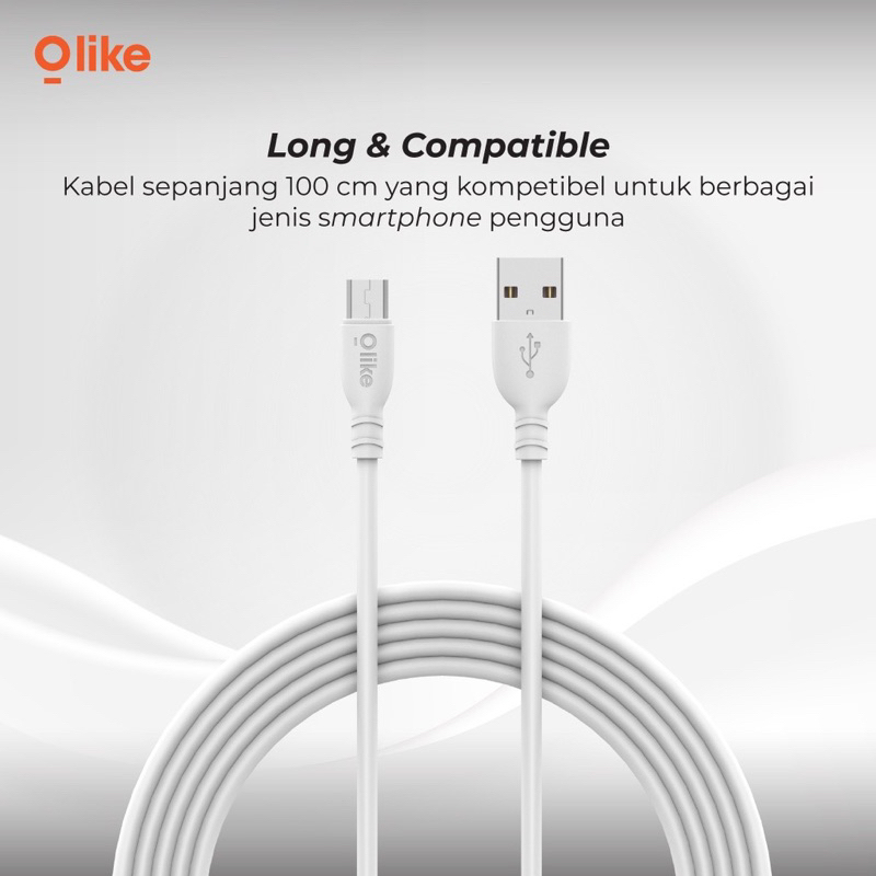 OLIKE D301M / D301C Kabel Data Charger USB MICRO / TYPE-C - Garansi 1 Tahun