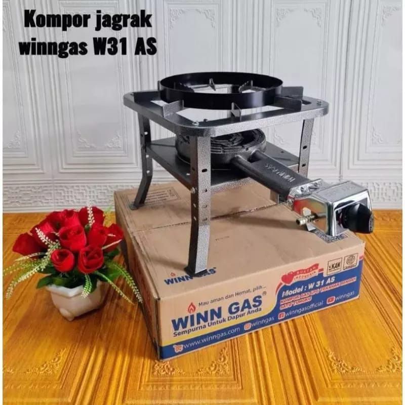 KOMPOR WINN GAS W - 31 AS  / KOMPOR COR  KOMERSIL KAKI SEDANG  LOW PRESSURE