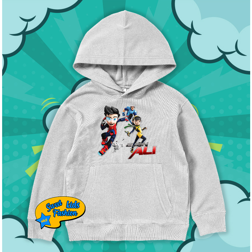Jaket Hoodie Anak Ejen Ali Sweater Anak Ejen Ali
