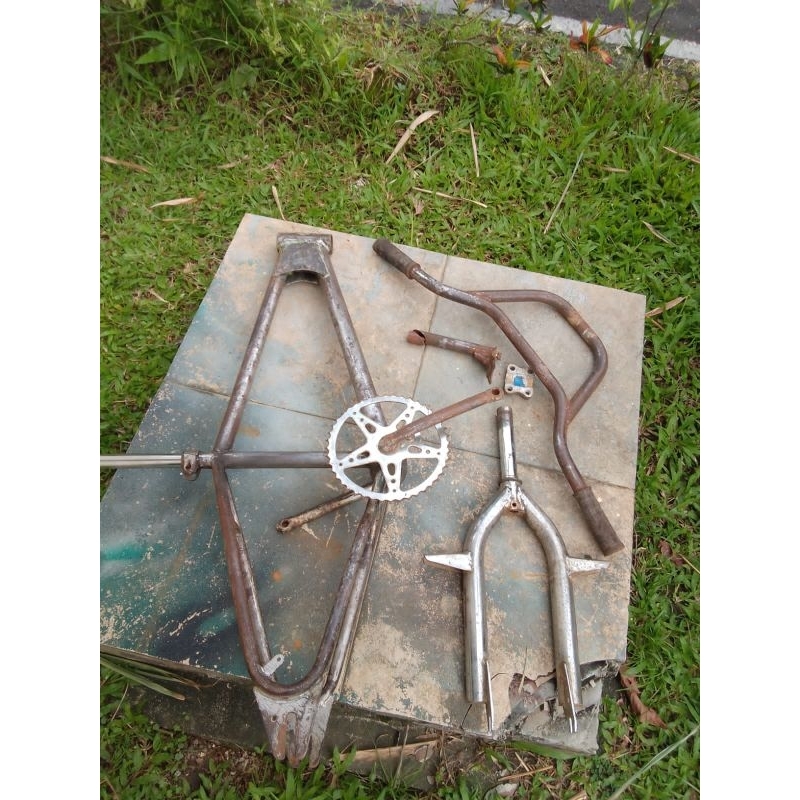 frame set  OS BMX golden eagle