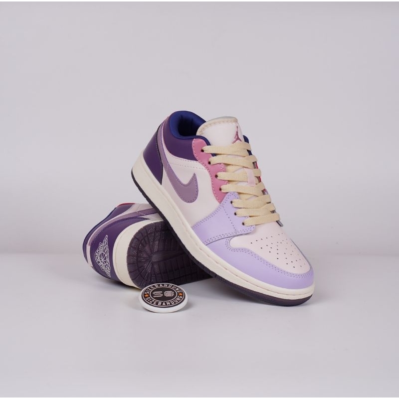 Sepatu Nike Air Jordan 1 Low Pastel Purple