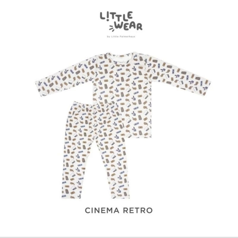 Little Palmerhaus Setelan Lengan Panjang Celana Panjang (KP) Retro Series 14.0