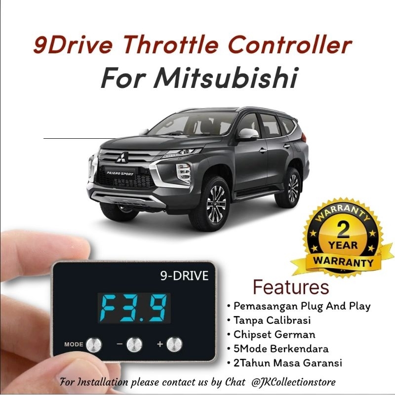 9 Drive Throttle Controller Mitsubishi Pajero Series Remap Piggyback 9Drive