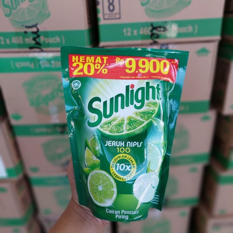 Sunlight Pencuci Piring Lime 420mL