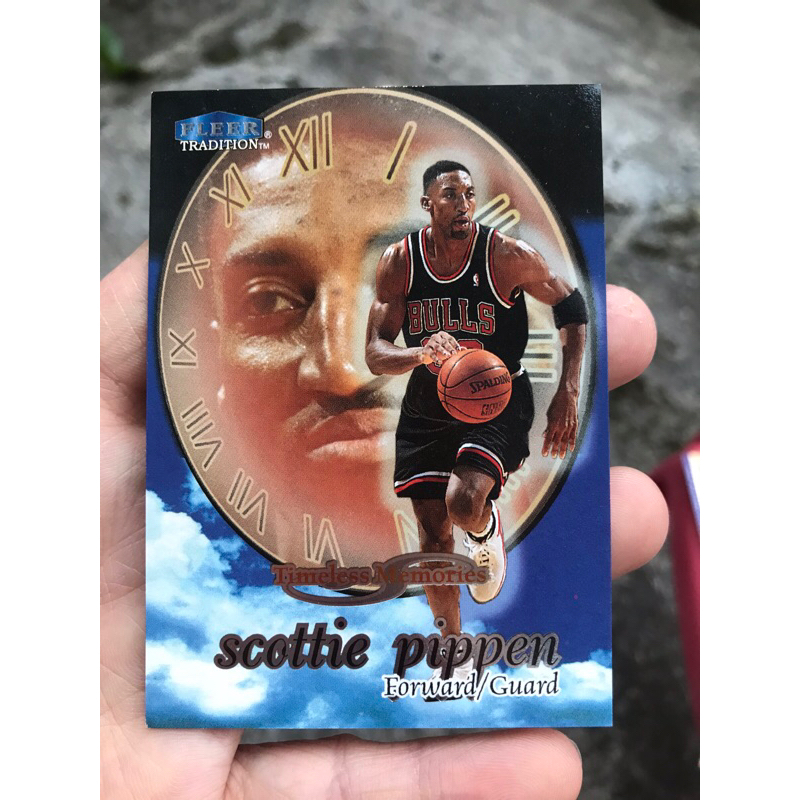 KARTU BASKET SCOTTIE PIPPEN 1998 FLEER TRADITION TIMELESS MEMORIES