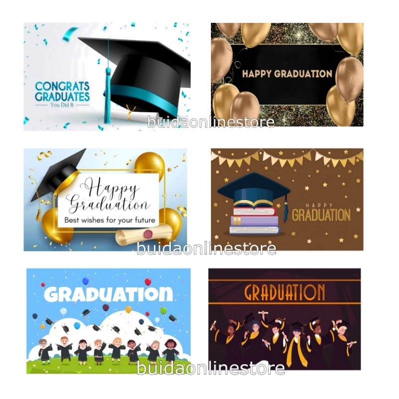 

Stiker Happy Graduation Label Congratulations Sticker Graduates selamat hari kelulusan wisuda sekolah ukuran 15x10 cm 11x7,5 cm 9x5,5 cm