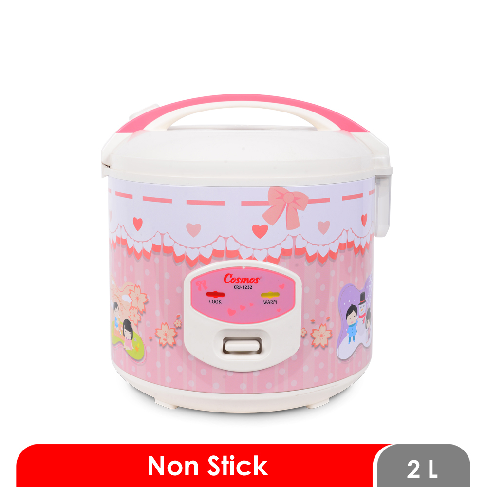 Rice cooker Cosmos anti lengket 2 Liter CRJ 3232 Original