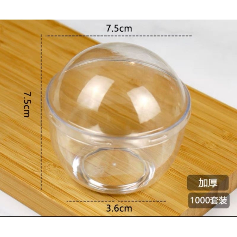 CUP ACRYLIC PUDING &amp; CAKE ISI 10 PCS - FAT CUP