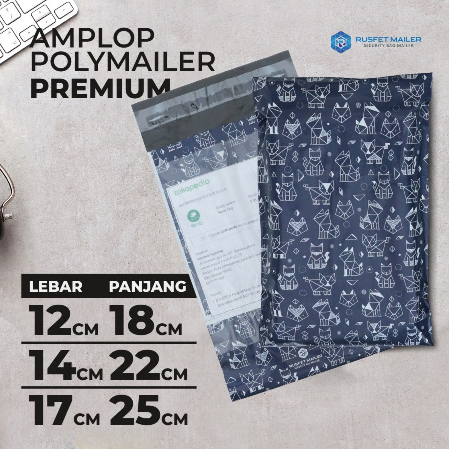 

AMPLOP PLASTIK POLYMAILER DOG ORIGAMI - 3 VARIASI (ADA KANTONG ALAMAT)