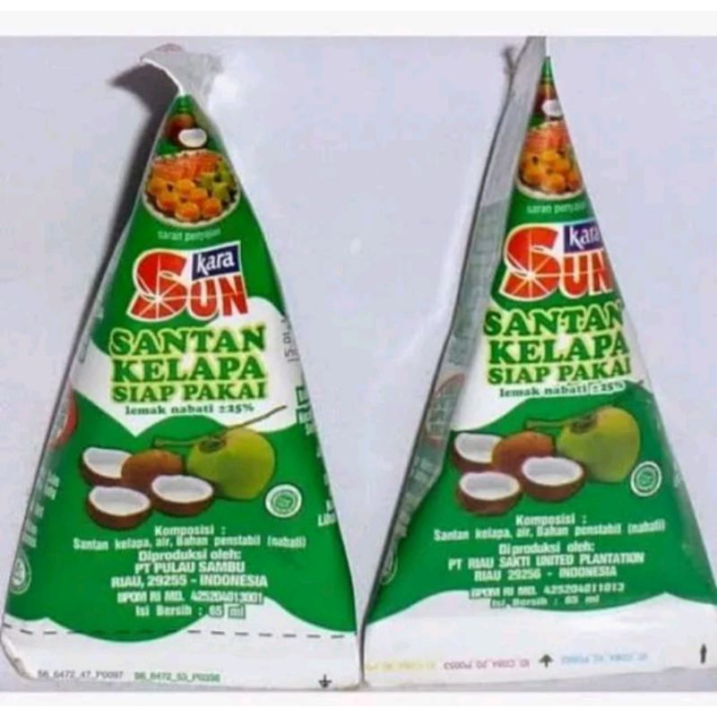 

santan kelapa sun kara 65ml