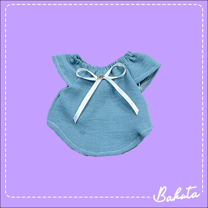 Baju Kucing Model Mini Dress Sabrina Pastel untuk kucing dan anjing Kecil model Casual | Crop Top Bakuta!