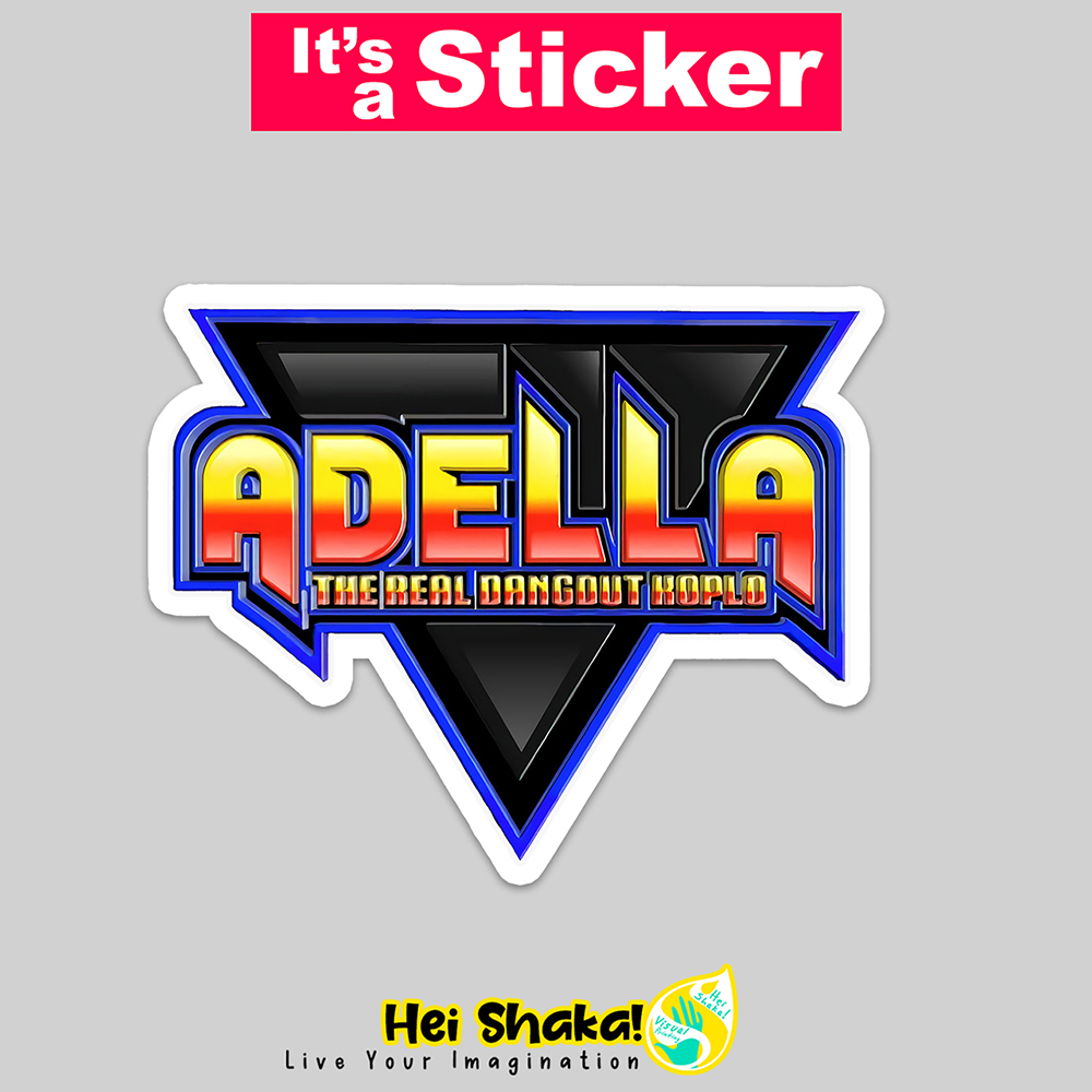 

Stiker Om Adella The Real Dangdut Koplo Sticker Bahan Vinyl Anti Air