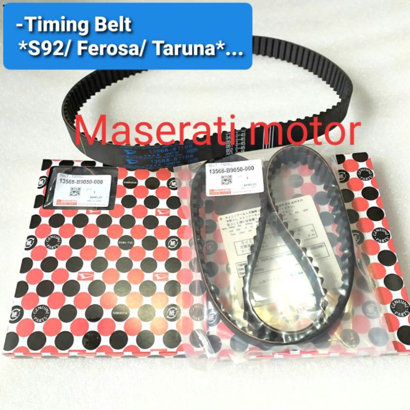 TIMING BELT DAIHATSU S92/FEROSA FEROZA/TARUNA ASLI ORIGINAL GRESS BARU