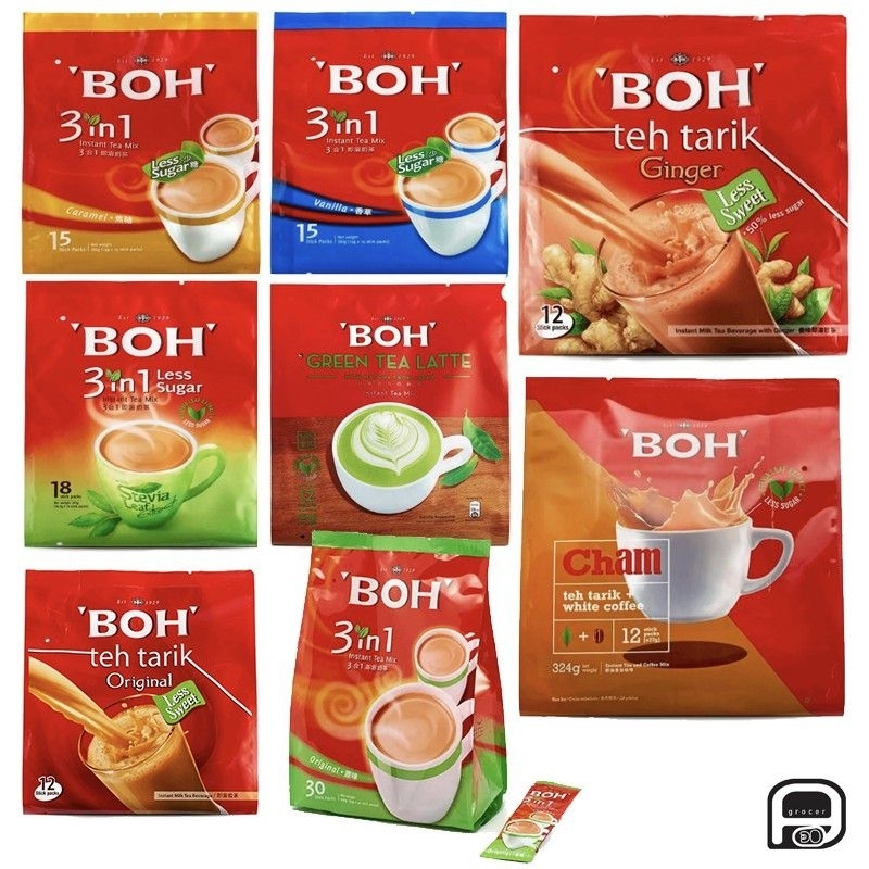 

‼️CLOSED PO‼️ BOH 3IN1 TEH TARIK MALAYSIA / BOH TEH TARIK ORIGINAL / CHAM / OATS / GREEN TEA LATTE